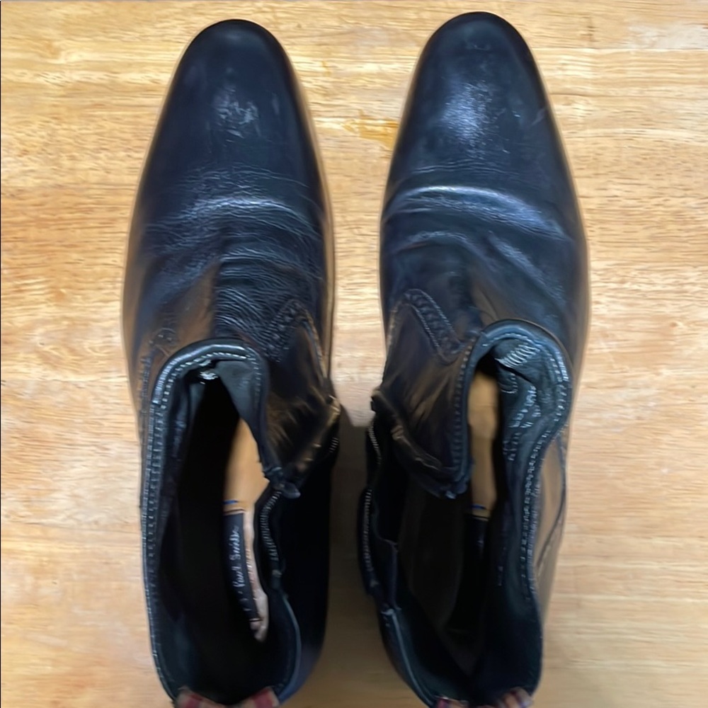 Paul Smith Black Leather Dress Boots